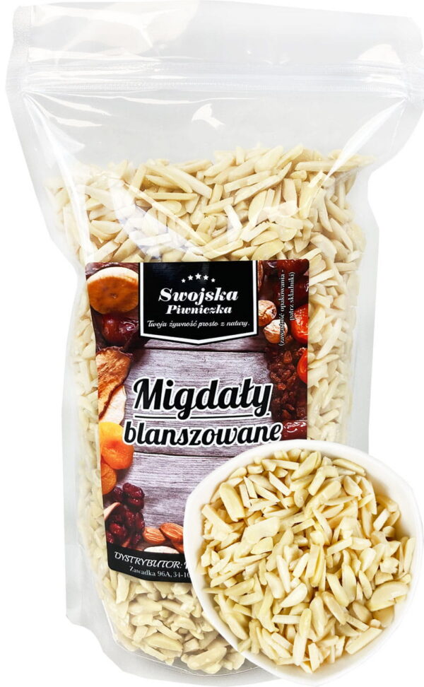 Migdaly blanszowane słupek Swojska Piwniczka