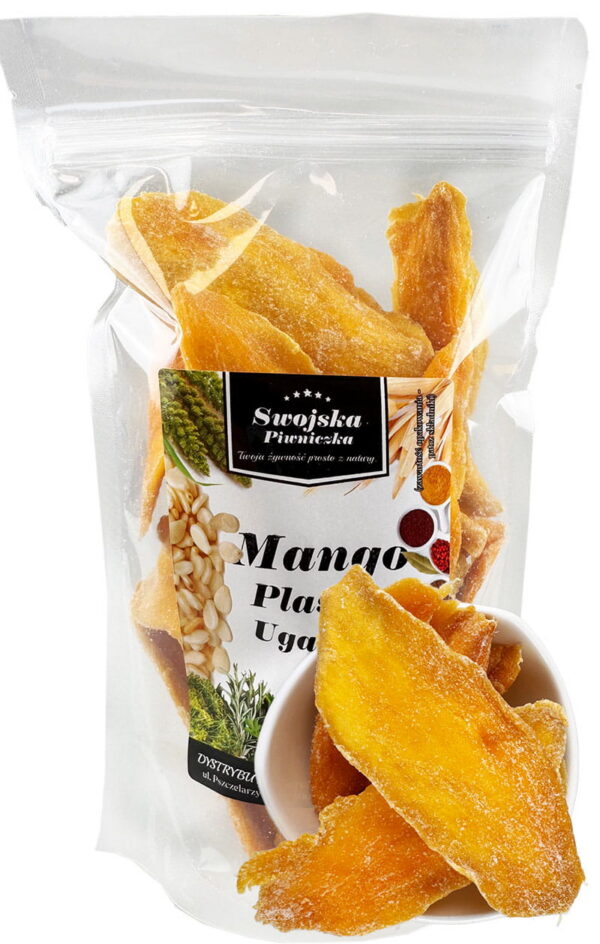 Mango suszone plaster 5% cukru Uganda Swojska Piwniczka