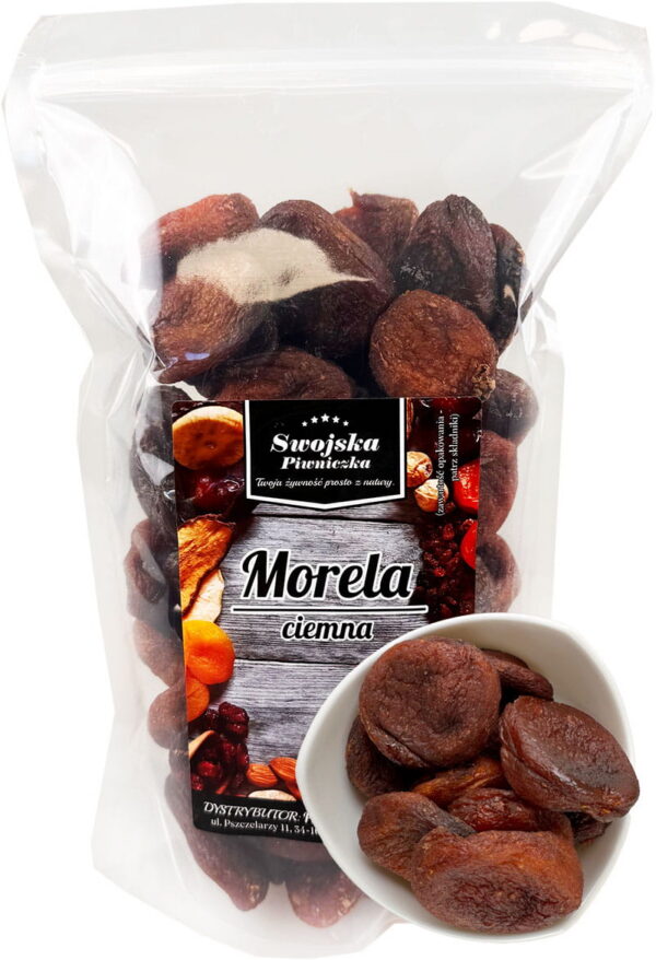 Morele suszone naturalne ciemne bez siarki 500g Swojska Piwniczka