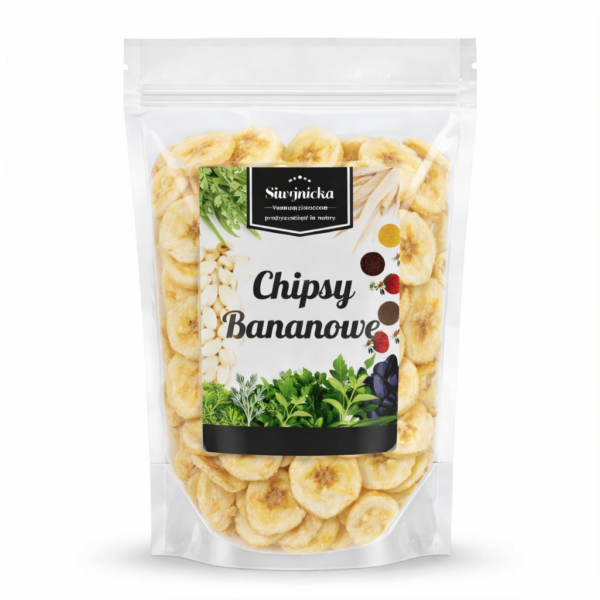 Chipsy bananowe banan suszony 300g Swojska Piwniczka