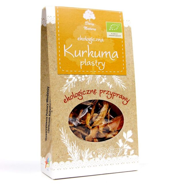 Kurkuma plastry EKO 30g Dary Natury