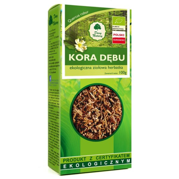 Dąb kora EKO 100g Dary Natury