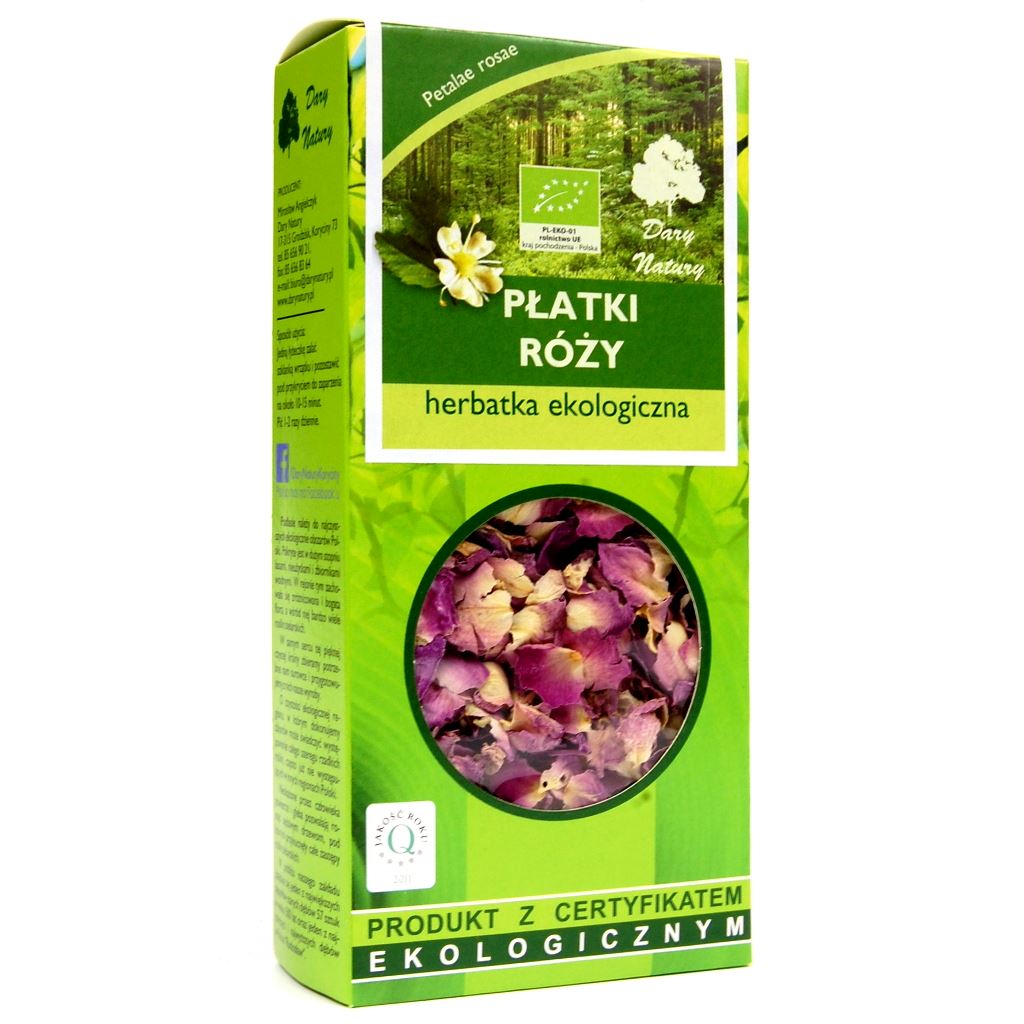 5902741004406 Róża płatki (damasceńska) EKO 20g Dary Natury - obrazek 1