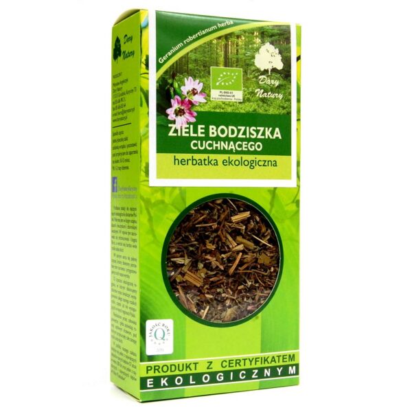 Bodziszek cuchnący ziele 25g EKO Dary Natury