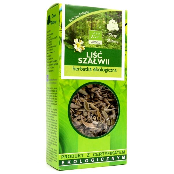 Szałwia liść EKO 25g Dary Natury