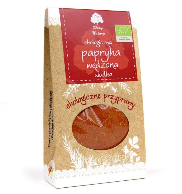 Papryka wędzona słodka EKO 50g Dary Natury
