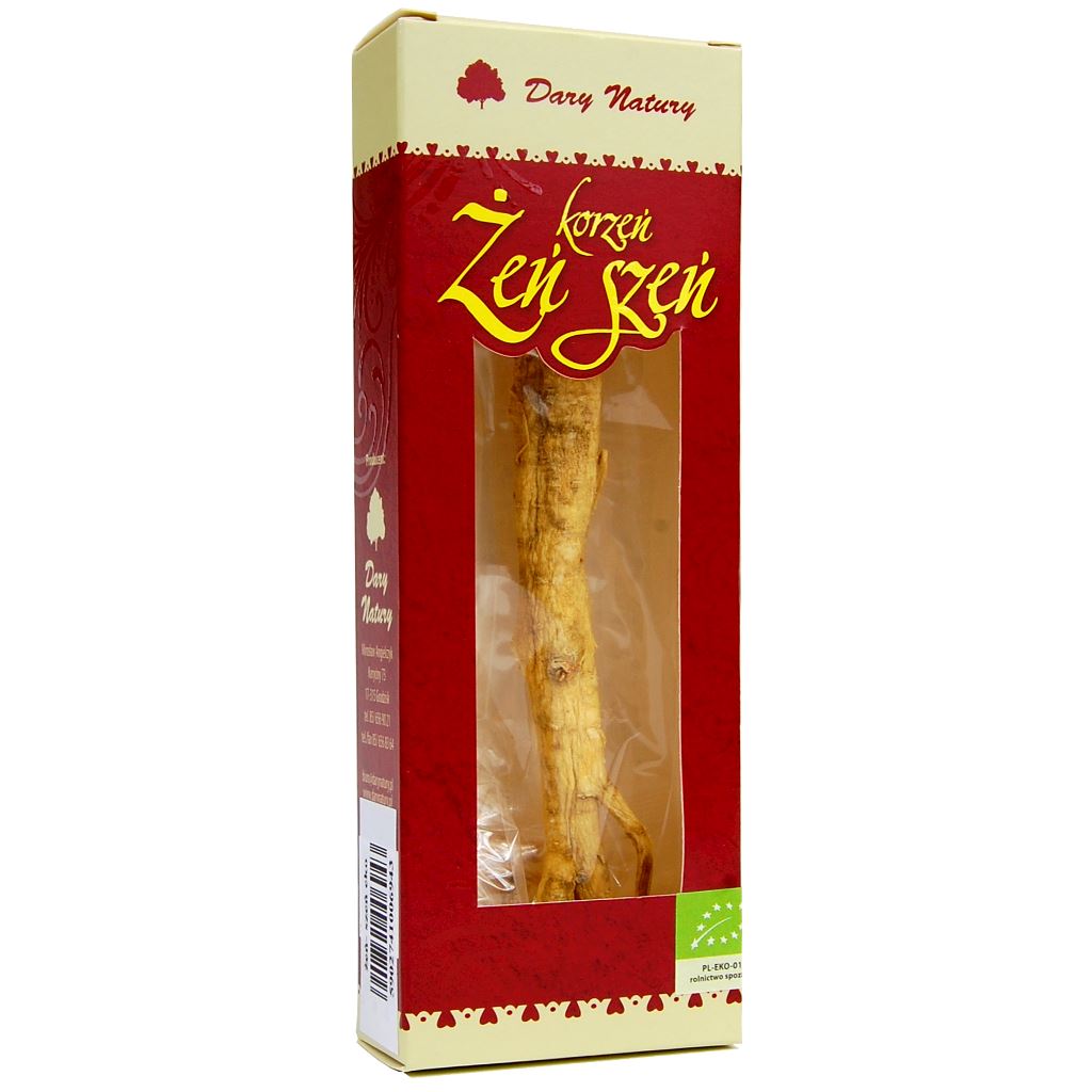 5902741006943 Żeń-szeń korzeń EKO 20g Dary Natury - obrazek 1