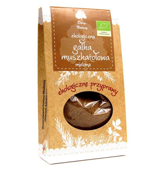 Gałka muszkatołowa mielona EKO 30g Dary Natury