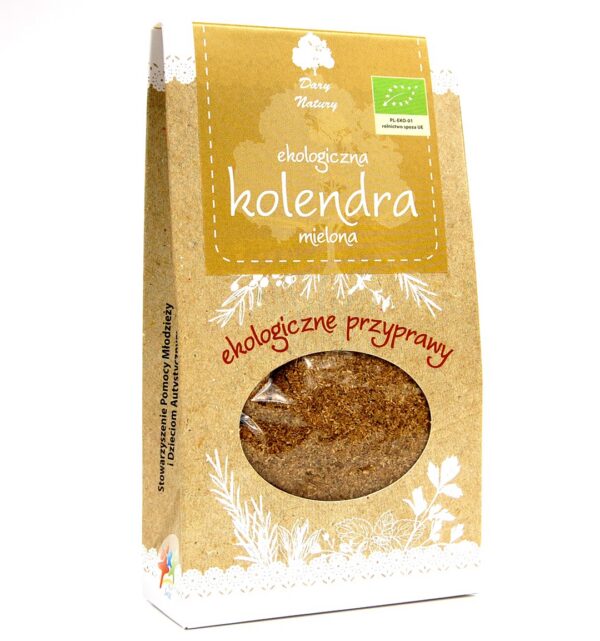 Kolendra mielona EKO 30g Dary Natury