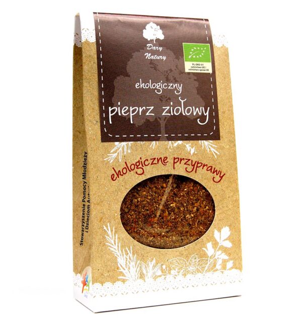 Pieprz ziołowy EKO 60g Dary Natury
