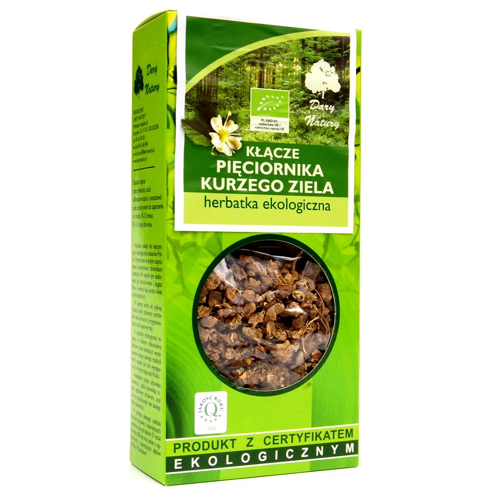 5902741007551 Pięciornik kurze ziele kłącze EKO 100g Dary Natury - obrazek 1