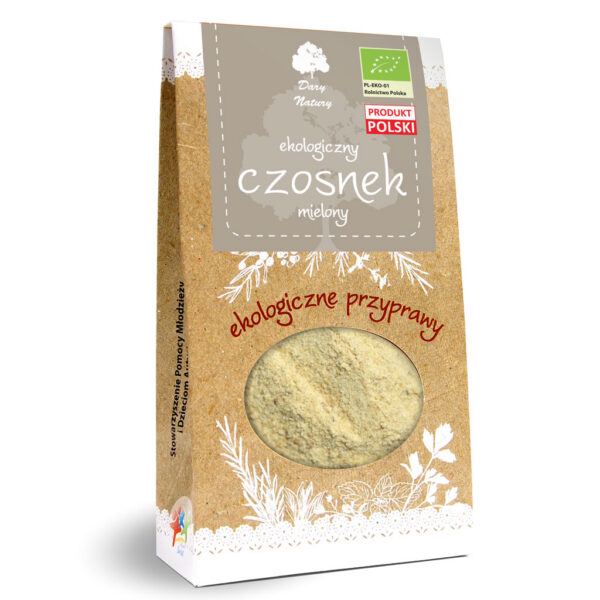 Czosnek mielony EKO 50g Dary Natury