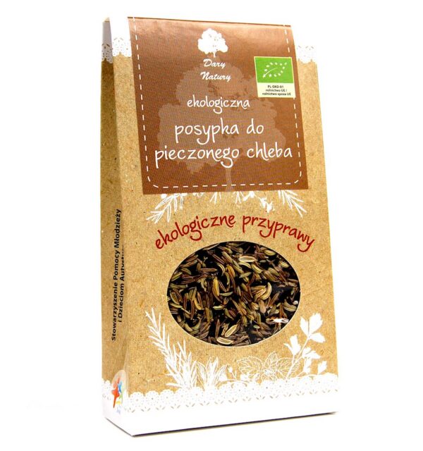 Posypka do pieczonego chleba EKO 50g Dary Natury