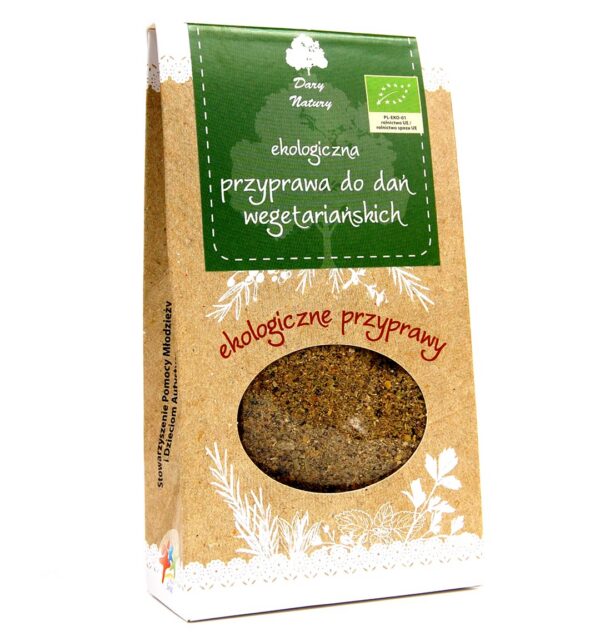 Przyprawa do dań wegetariańskich EKO 40g Dary Natury
