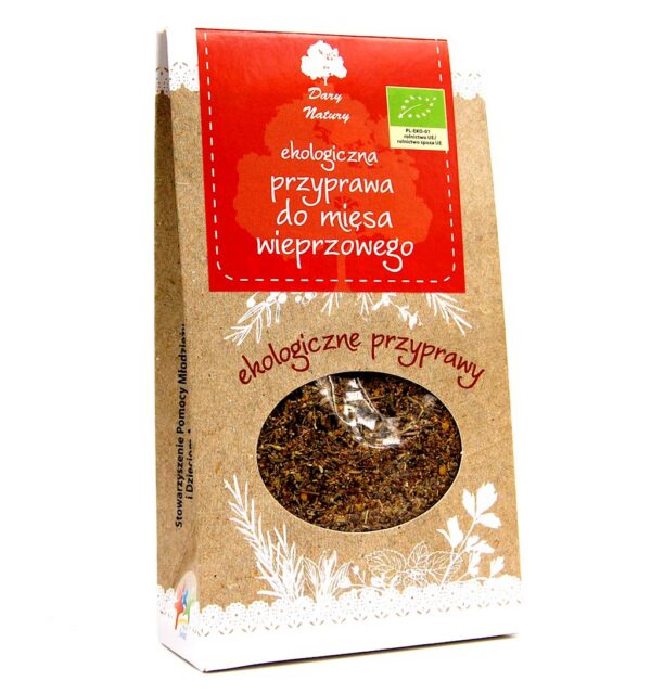 Przyprawa do mięsa wieprzowego EKO 40g Dary Natury