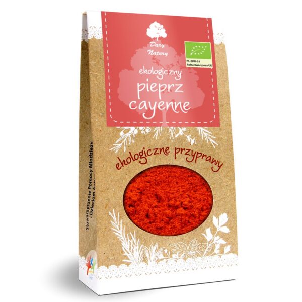 Pieprz cayenne EKO 60g Dary Natury