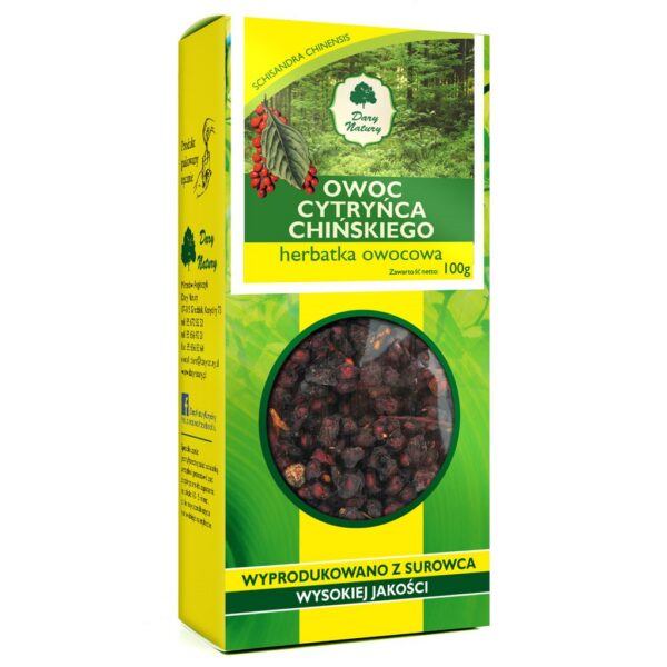 Cytryniec Chiński owoc 100g Dary Natury