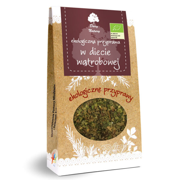 Przyprawa w diecie wątrobowej EKO 40g Dary Natury