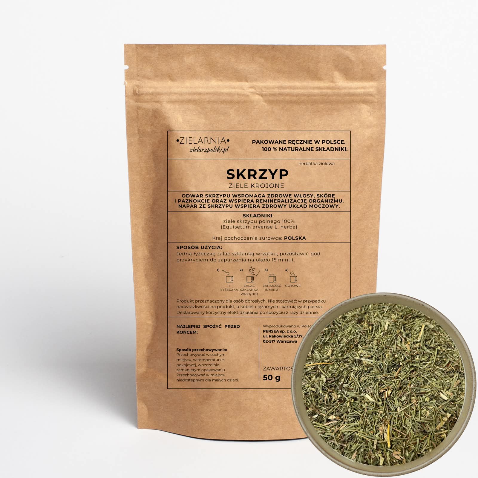 5904183437712 Skrzyp ziele 50g Zielarz Polski - obrazek 1