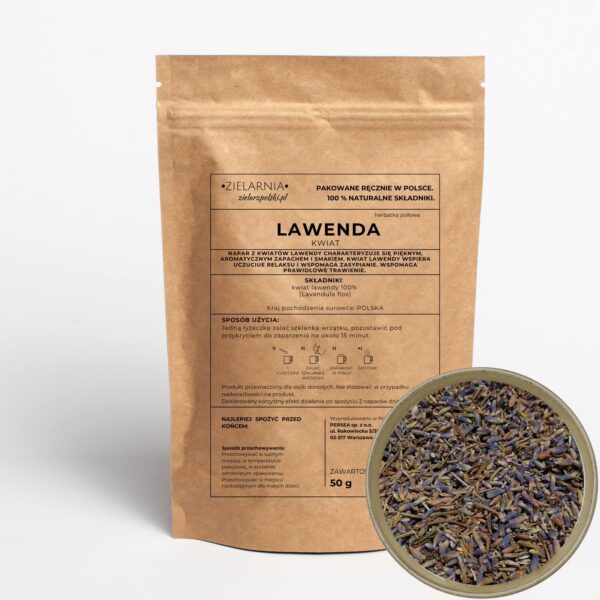 Lawenda kwiat 50g Zielarz Polski