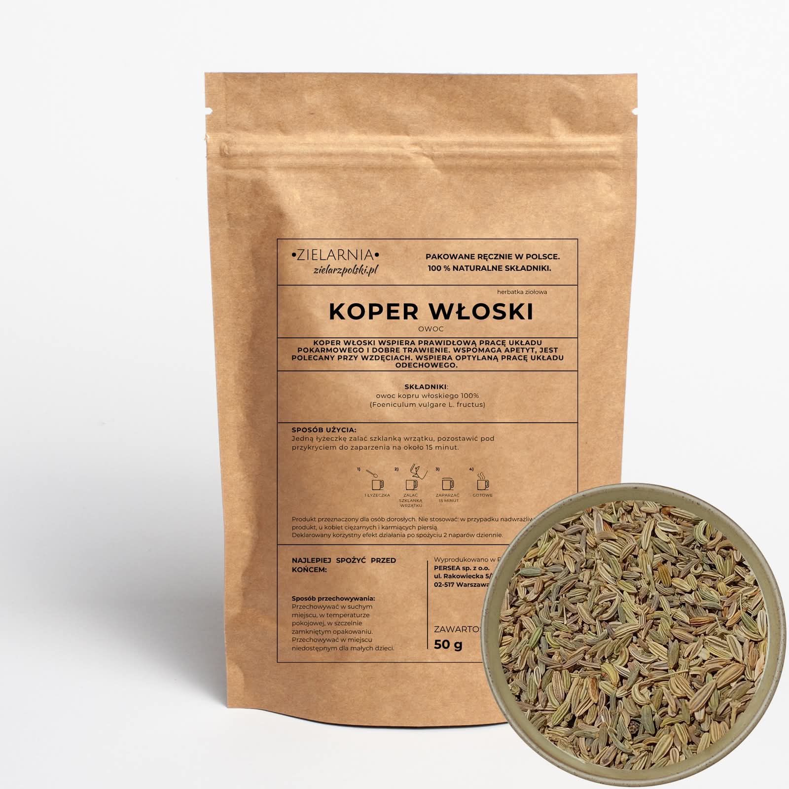 5904183437873 Koper włoski owoc 50g Zielarz Polski - obrazek 1