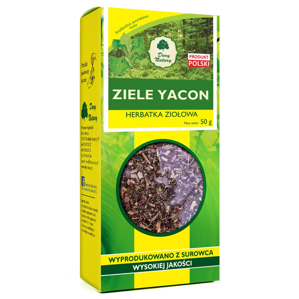 5904538032562 Yacon ziele 50g Dary Natury - obrazek 1