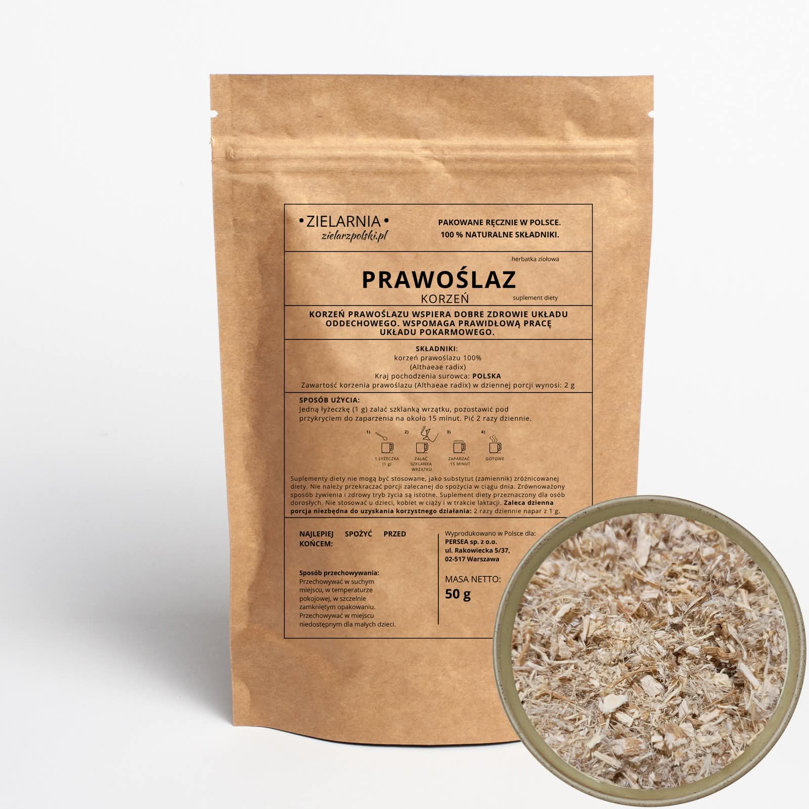 5905265582061 Prawoślaz korzeń 50g Zielarz Polski - obrazek 1