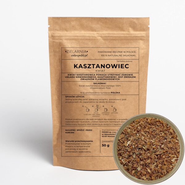 Kasztanowiec kwiat 50g Zielarz Polski