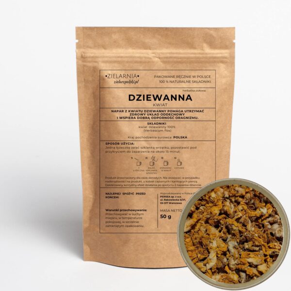 Dziewanna kwiat 50g Zielarz Polski