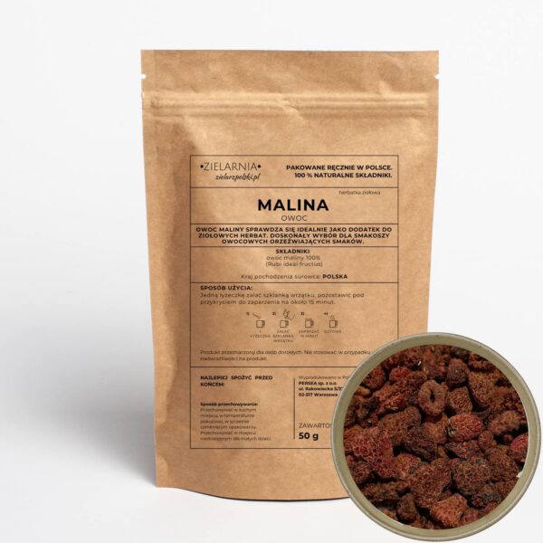 Malina owoc 50g Zielarz Polski
