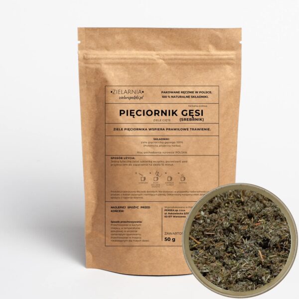 Pięciornik gęsi ziele - srebnik 50g Zielarz Polski