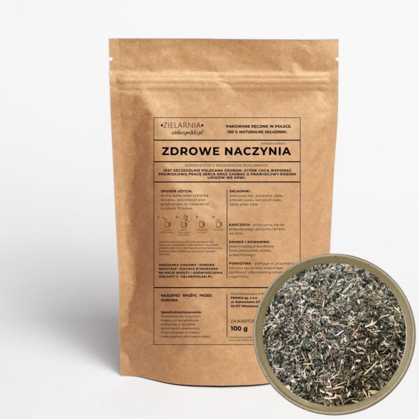 Zdrowe naczynia (miażdżyca) herbatka ziołowa 100g Zielarz Polski