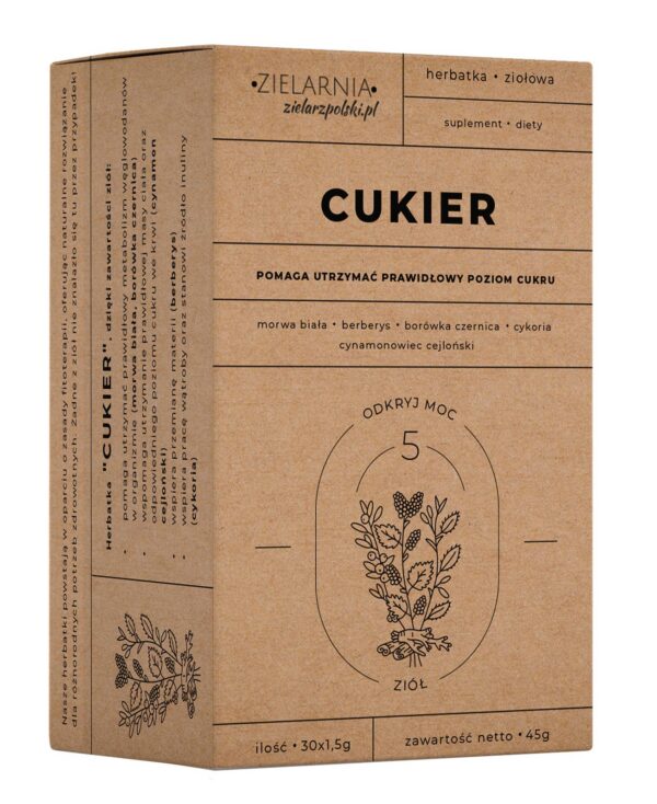Cukier herbatka ziołowa FIX 45g Zielarz Polski