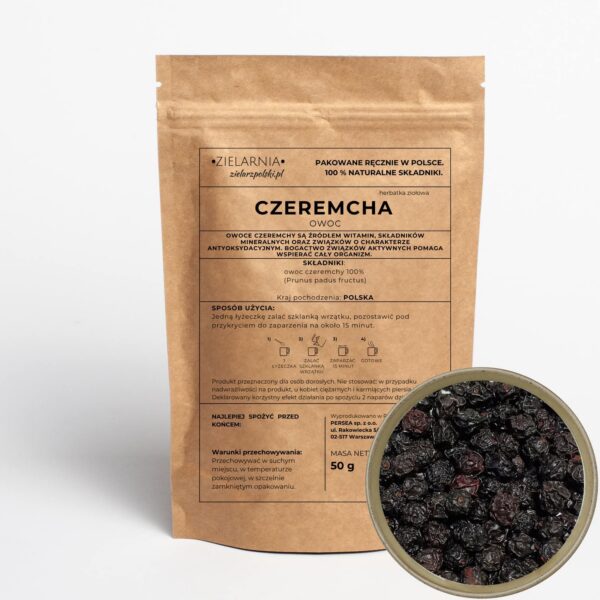 Czeremcha owoc 50g Zielarz Polski