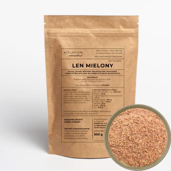 Len mielony 500g Zielarz Polski