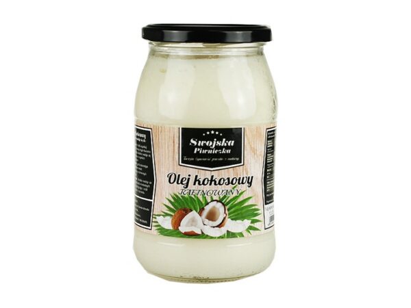 Olej kokosowy rafinowany bezzapachowy 900ml Swojska Piwniczka