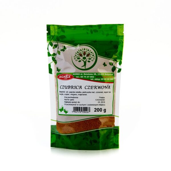 Czubrica (czubryca) czerwona 200g Agnex