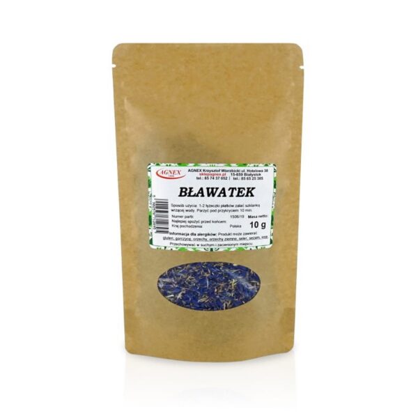 Chaber bławatek płatki niebieski 10g Agnex