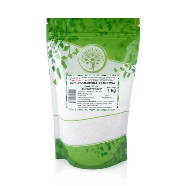 Sól kłodawska kamienna 1kg Agnex