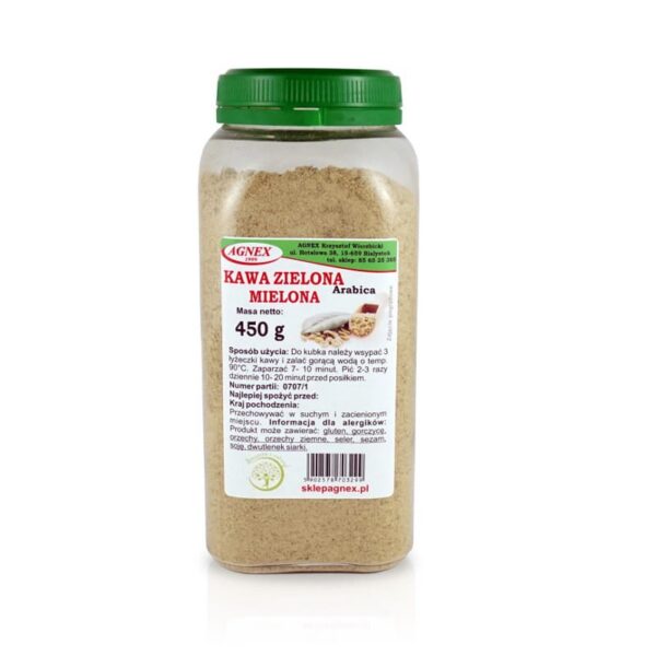 Kawa zielona mielona Agnex