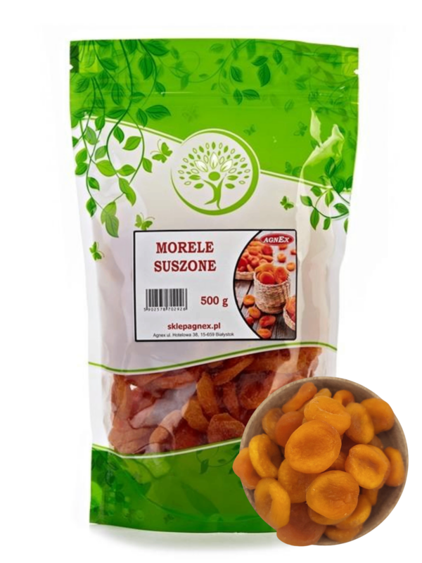 Morele suszone 500g Agnex