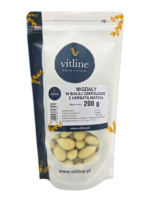 Migdały w białej czekoladzie z herbatą matchą 200g Vitline Agnex - obrazek 2
