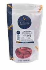 Truskawki liofilizowane plastry 100g Vitline Agnex - obrazek 2