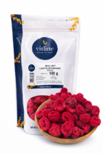 Maliny liofilizowane całe 100g Vitline Agnex