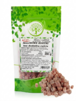 Malinowe kostki bez cukru 200g Agnex