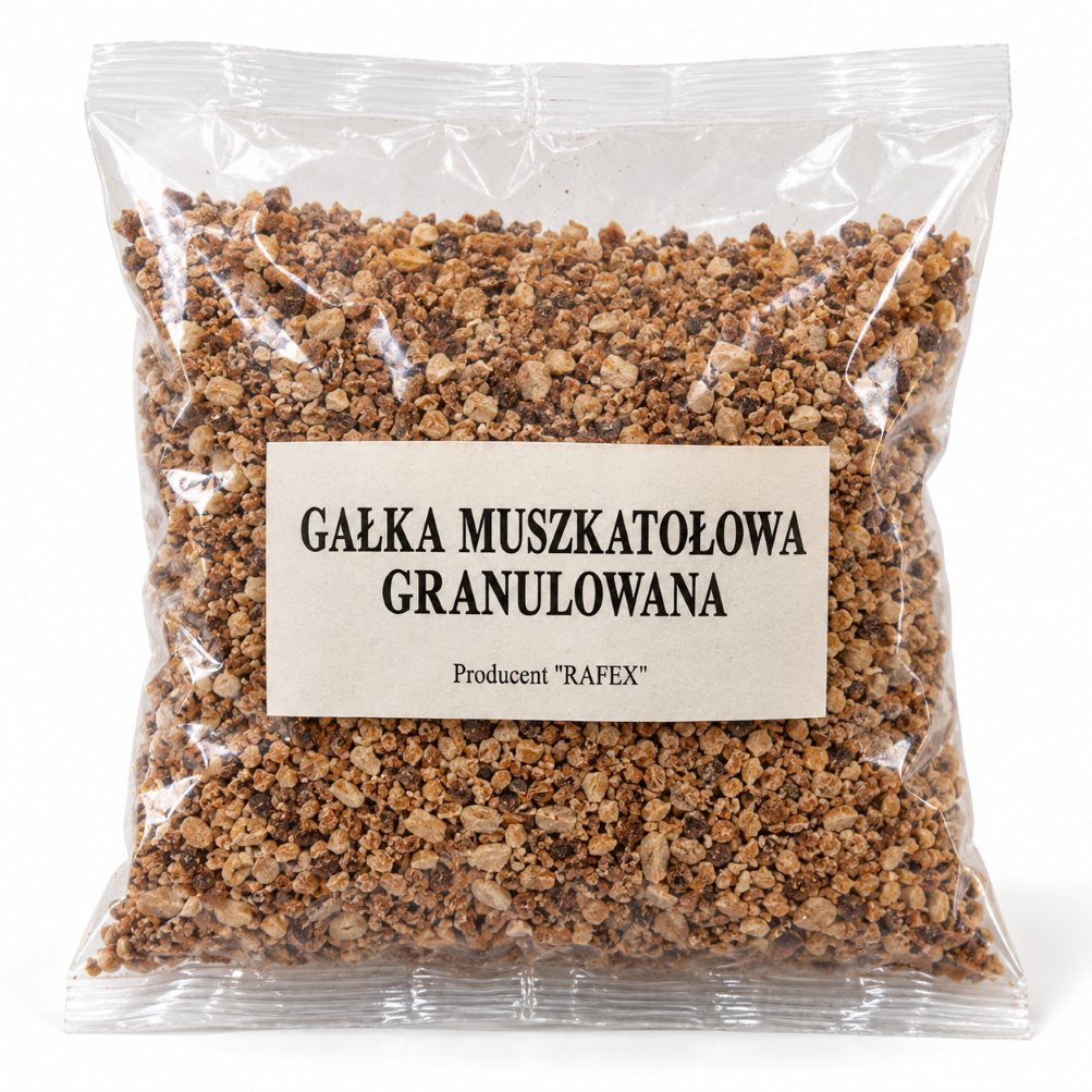 Galka muszkatolowa Granulowana Gałka muszkatołowa granulowana 50g Rafex - obrazek 1