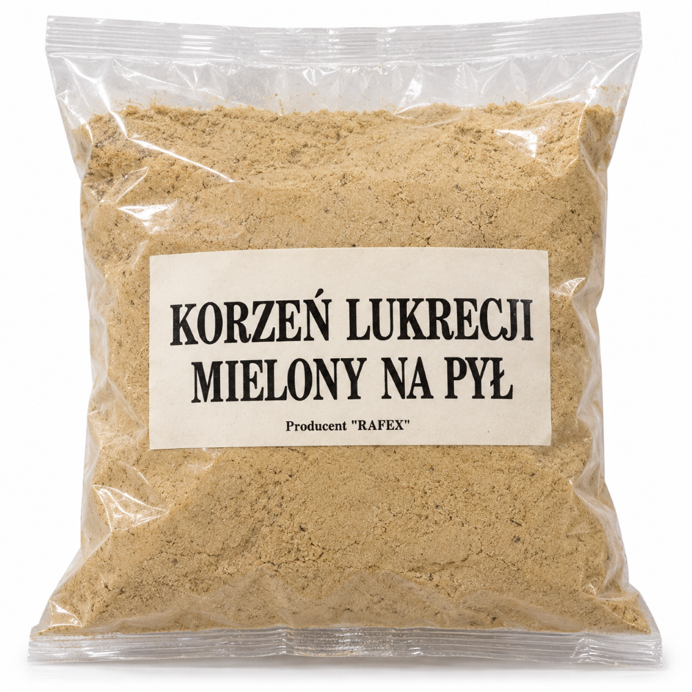 KORZEN LUKRECJI MIELONY NA PYL Lukrecja korzeń mielony na pył Rafex - obrazek 1