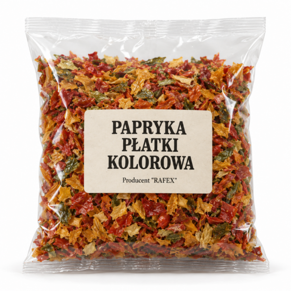 Papryka płatki kolorowa 70g Rafex