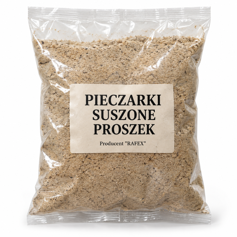 PIECZARKI SUSZONE PROSZEK Pieczarki suszone proszek 100g Rafex - obrazek 1