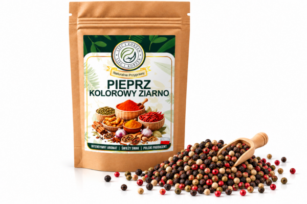Pieprz kolorowy ziarno - Liść i Korzeń